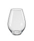 Saloma Stemless Red Wine Glass 19.5 Oz, Set of 6