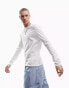 ASOS DESIGN essential long sleeve crew neck t-shirt in white