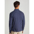 FAÇONNABLE Stripe Pkt long sleeve polo