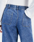 ფოტო #5 პროდუქტის Juniors' High-Rise Wide-Leg Cargo Pants