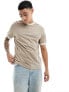 Farah clive t-shirt in beige 2XL - фото #1