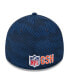 ფოტო #3 პროდუქტის Men's Navy Chicago Bears 2024 Sideline Primary Logo 39THIRTY Flex Hat