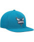Фото #4 товара Men's Teal Charlotte Hornets Ground 2.0 Snapback Hat