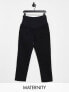 Cotton:On Maternity stretch mom jeans in black