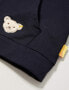 Steiff Girls' sweat jacket with cute teddy bear appliqué