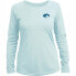 Save 50% Costa Womens Tech Notley Performance Sun Shirt - Arctic Blue - UPF 50