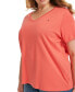 Plus Size V-Neck T-Shirt