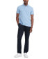 ფოტო #4 პროდუქტის Men's Micro Geometric Print Short Sleeve Polo Shirt