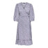 Фото #1 товара ONLY Olivia Wrap Midi 3/4 Sleeve Dress