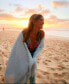 Фото #6 товара 100% Organic Cotton, Sand Resistant, Sunset Beach Towel, 36" x 70"