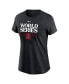 ფოტო #3 პროდუქტის Women's Black Arizona Diamondbacks 2023 World Series Authentic Collection T-shirt