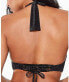 bar III 284783 Women's Stretch Tie Lined Halter Swimsuit Top, Size SM