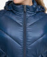 Фото #4 товара Plus Size Shine Hooded Packable Puffer Coat, Created for Macy's