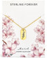 Фото #4 товара Sterling Forever women's Birth Flower Necklace
