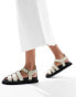 Walk London Budapest Fisherman Sandal in stone