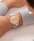 ფოტო #4 პროდუქტის Women's Poppiey White Leather Strap Watch 38mm