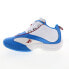 Reebok Answer IV Mens Blue Leather Zipper Athletic Basketball Shoes