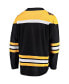 Фото #1 товара Men's Black Boston Bruins Breakaway Home Jersey