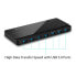 TP-LINK UH700 - USB 3.2 Gen 1 (3.1 Gen 1) Micro-B - USB 3.2 Gen 1 (3.1 Gen 1) Type-A - 5000 Mbit/s - Black - 1 m - USB