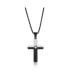 Stainless Steel CZ Cross Necklace Серебристый, 24 Inches - фото #1