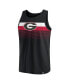 Branded Men's Black Georgia Bulldogs Wild Game Tank Top