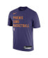 Фото #3 товара Men's Purple Phoenix Suns 2023 Sideline Legend Performance Practice T-shirt