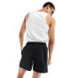 adidas Solid CLX short-length swim shorts in black