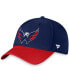 Фото #1 товара Men's Navy Washington Capitals Core Primary Logo Flex Hat