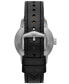 Фото #3 товара Unisex Disney x Fossil Special Edition Three-Hand Black Leather Watch, 40mm