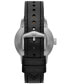 Unisex Disney x Fossil Special Edition Three-Hand Black Leather Watch, 40mm