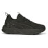 Фото #1 товара Puma RsTrck Horizon Lace Up Mens Black Sneakers Casual Shoes 39071702