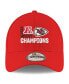 Фото #4 товара Men's Red Kansas City Chiefs 2023 AFC West Division Champions 9FORTY Adjustable Hat