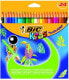 Bic KREDKI OŁÓWKOWE BIC KIDS TROPICOLORS2 PUDEŁKO 24 SZT - 832568