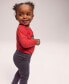 Фото #6 товара Пижама Levi's Baby Girls Plaid Bodysuit & Leggings.