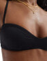 Фото #8 товара ASOS DESIGN Maya mix and match shaped bandeau bikini top in black