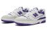 Фото #3 товара New Balance NB 550 Premium Pack 低帮 复古篮球鞋 男女同款 紫色 / Кроссовки New Balance NB BB550WR1