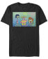 ფოტო #1 პროდუქტის Men's Sponge Night Short Sleeve Crew T-shirt