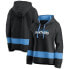 Фото #1 товара NFL Carolina Panthers Women's Halftime Adjustment Long Sleeve Fleece Hooded