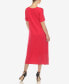 Фото #2 товара Women's Short Sleeve Midi Dress