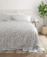 Фото #11 товара The Boho & Beyond Premium Ultra Soft Pattern 4 Piece Bed Sheet Set by Home Collection - King