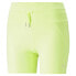 Фото #1 товара Puma Oa X High Waisted 7 Inch Athletic Shorts Womens Yellow Casual Athletic Bott