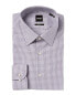 Фото #1 товара Boss Hugo Boss Sharp Fit Dress Shirt Men's Purple 16