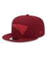 Фото #1 товара Men's Cardinal New England Patriots Color Pack 9FIFTY Snapback Hat