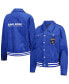 ფოტო #1 პროდუქტის Women's Blue San Jose Earthquakes Corduroy Button-Up Jacket