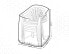 Chair Cover Aktive Polyethylene 66 x 120 x 66 cm (6 Units)