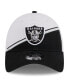ფოტო #3 პროდუქტის Men's White, Black Las Vegas Raiders 2023 Sideline 9TWENTY Adjustable Hat