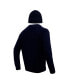 Фото #4 товара Men's Navy Chicago Bears Crewneck Pullover Sweater and Cuffed Knit Hat Box Gift Set