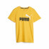 Фото #1 товара Детский Футболка с коротким рукавом Puma Ess+ 2 Col Logo Жёлтый