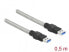 Delock 86774 - 0.5 m - USB A - USB A - USB 3.2 Gen 1 (3.1 Gen 1)