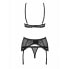 Underwear Set Obsessive Basitta Black S/M